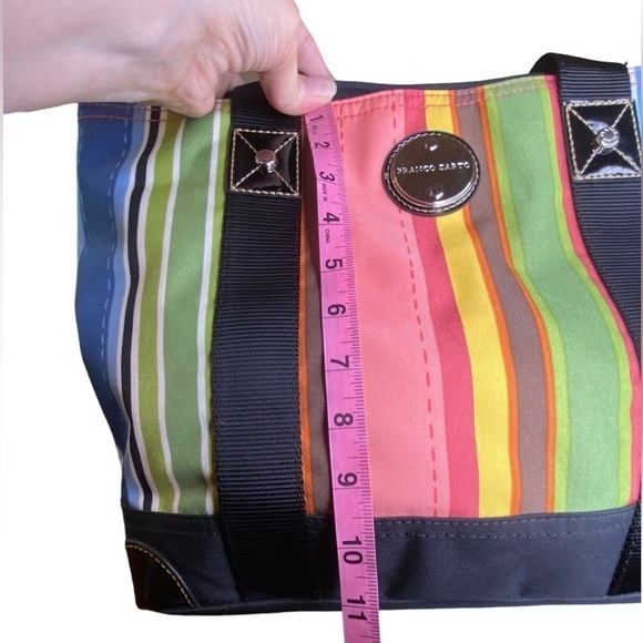 Franco Sarto Multicolor Nylon Shoulder Tote Bag with Smartlyte - Picture 5 of 14